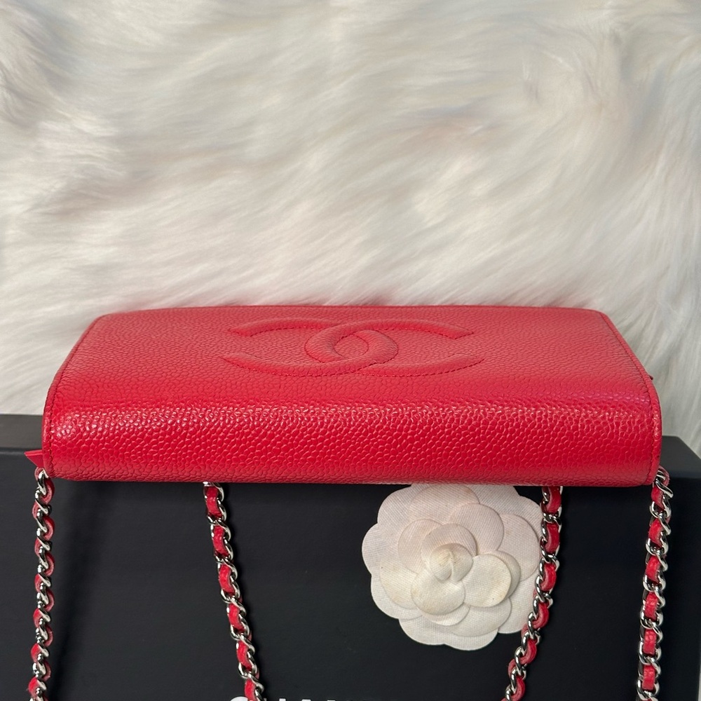 Chanel Caviar Leather Small Flap Bag with Chain - Picture 6 of 17